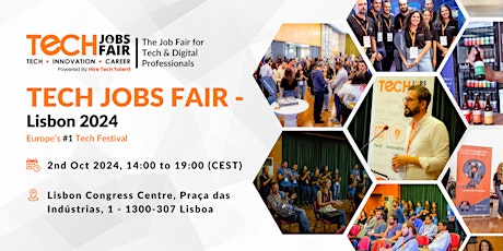 Image principale de Tech Jobs Fair - Lisbon 2024