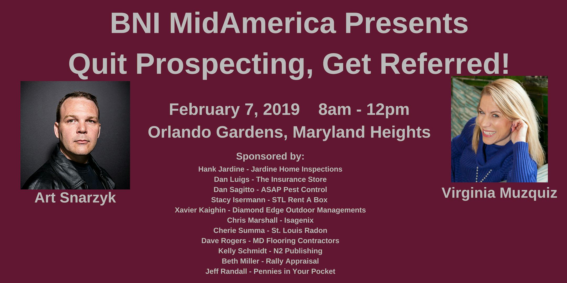 Quit Prospecting Get Referred 7 Feb 2019