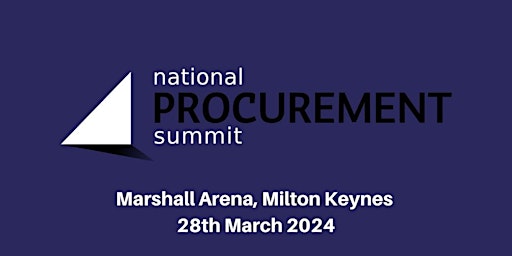 Hauptbild für The UK Procurement Summit 2023