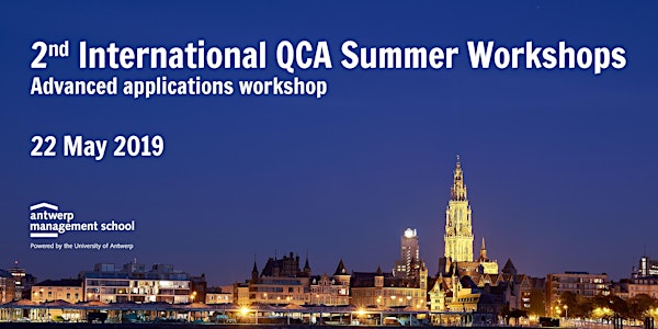 2nd International QCA Summer Workshops 2019 - •	Advanced applications