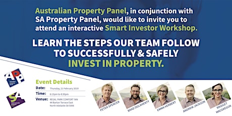 Adelaide | Learn the Steps to Successfully and Safely Invest in Property primary image