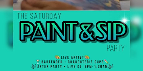✨☺️NEW The Saturday Paint & Sip Party @  SOMAR Bar & Lounge✨ primary image