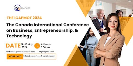 Hauptbild für The ICAPMOT 2024 -The Canada International Conference on Business