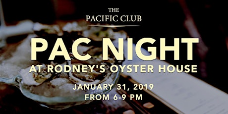 PAC Night at Rodney's Oyster House Yaletown primary image