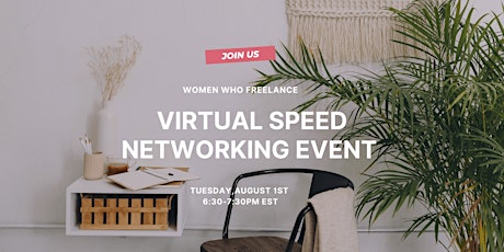 Hauptbild für Virtual Speed Networking with Women Who Freelance