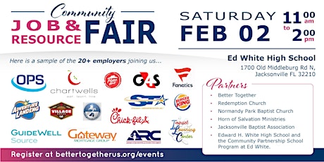 Jacksonville, FL, Job Fair, February 2, 2019 primary image