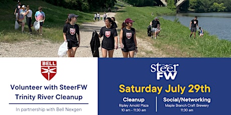 Volunteer with Steer: Trinity River Cleanup primary image