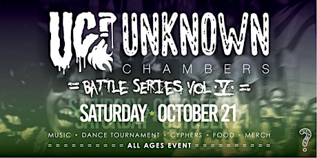 Imagem principal do evento Unknown Chambers Battle Series Vol. 5