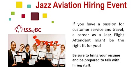 Hiring Event Jazz Aviation & ISS of BC primary image