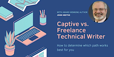 Imagem principal do evento Captive vs. Freelance Technical Writer Webinar