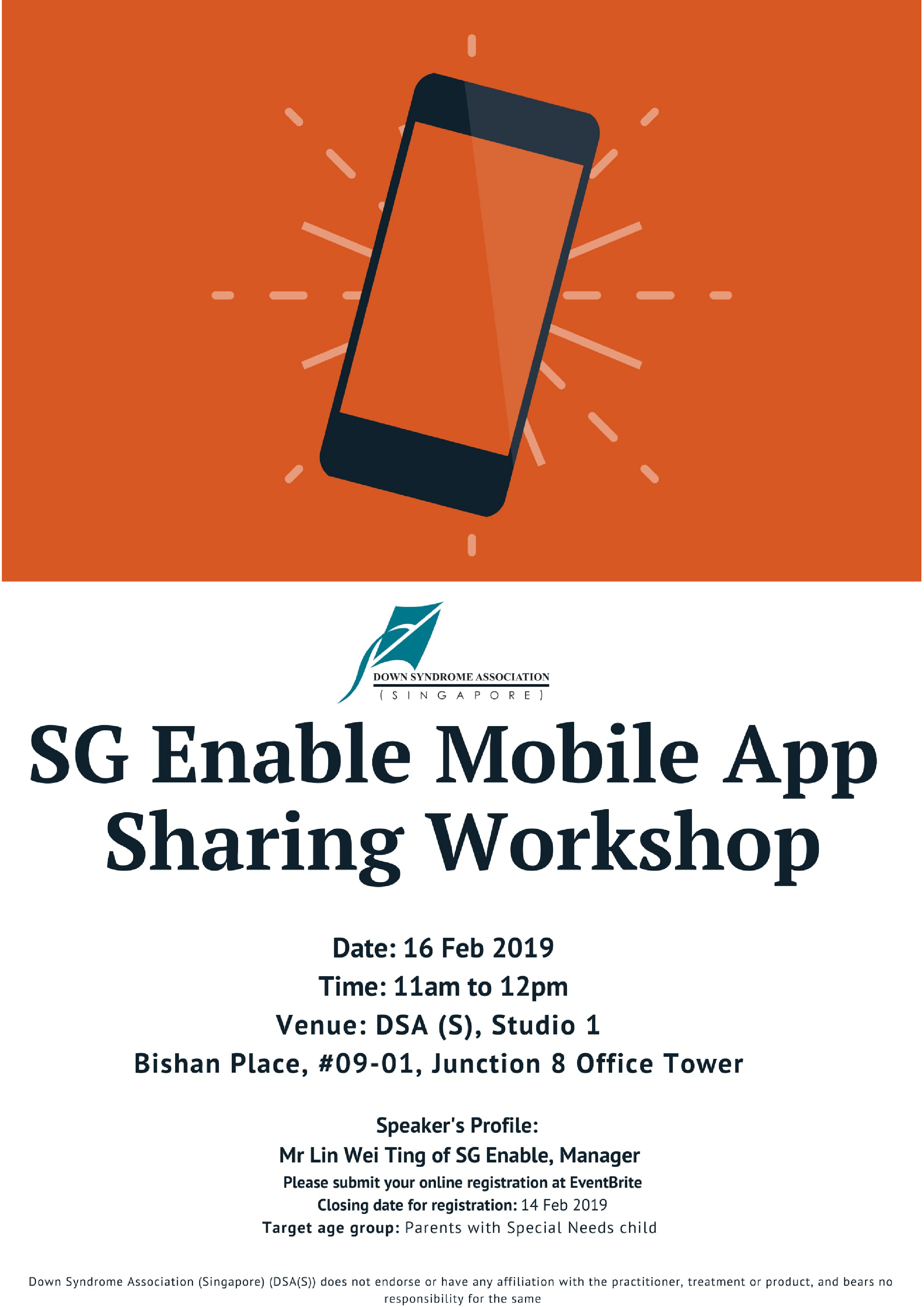 DSA Workshop - SG Enable Mobile APP Sharing workshop