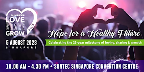Imagen principal de Hope for a Healthy Future: Celebrating 23 Years of Love, Share & Grow
