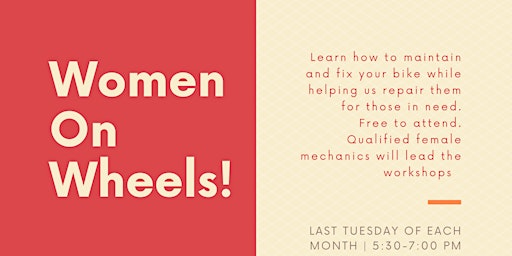 Imagen principal de Women on Wheels - basic bike maintenance