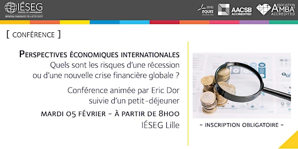 Conférence : Perspectives Economiques internationales. 
