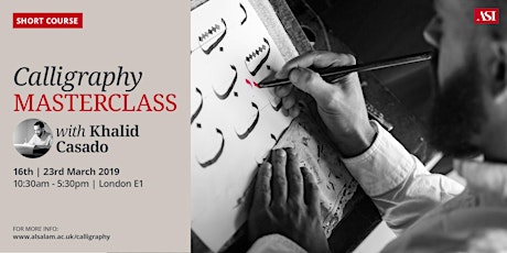 Calligraphy Masterclass with Khalid Casado primary image
