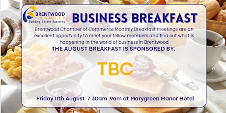 August 2023 Brentwood Chamber of Commerce Business Breakfast primary image