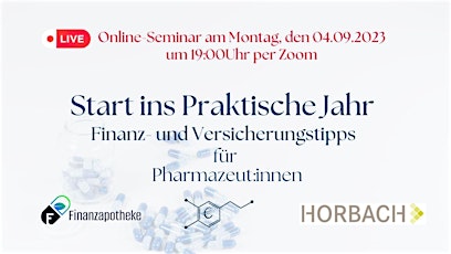 Image principale de Start in Praktische Jahr - Finanz & Versicherungstipps für Pharmazeut:innen