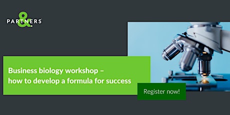 Business biology workshop – how to develop a formula for success primary image