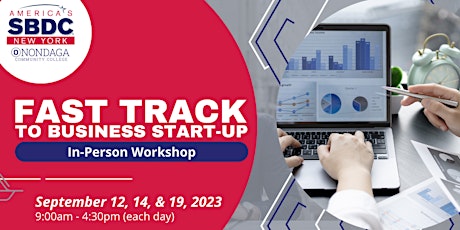 Fast Track to Business Start-Up (In-Person Workshop) primary image