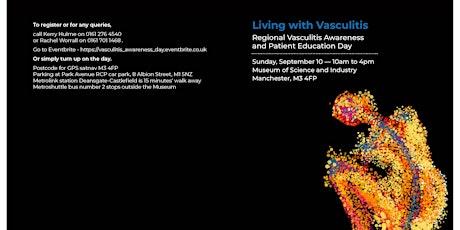 Living with Vasculitis Regional Vasculitis Awareness  Patient Education Day primary image