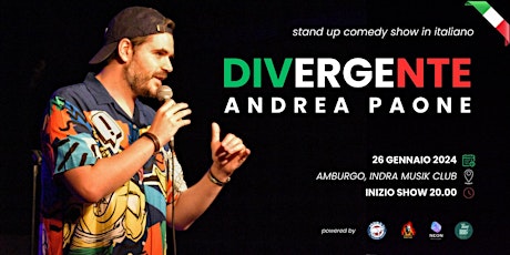 Hauptbild für Andrea Paone - DIVERGENTE - Commedia in Italiano