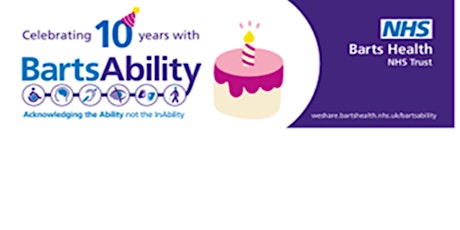 Imagem principal do evento BartsAbility 10 year Anniversary