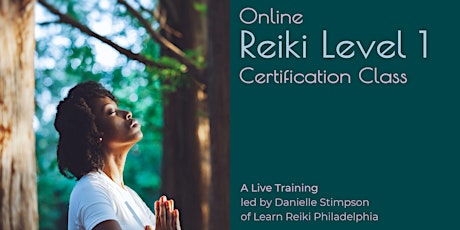 Online Reiki Level 1 Class: LIVE Weekend Certification primary image