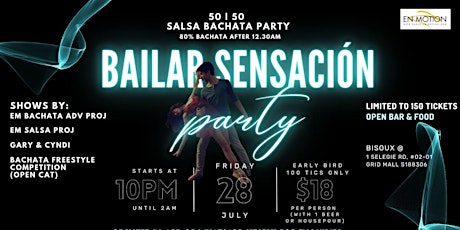 Hauptbild für Bailar Sensación Latin Party 28th July