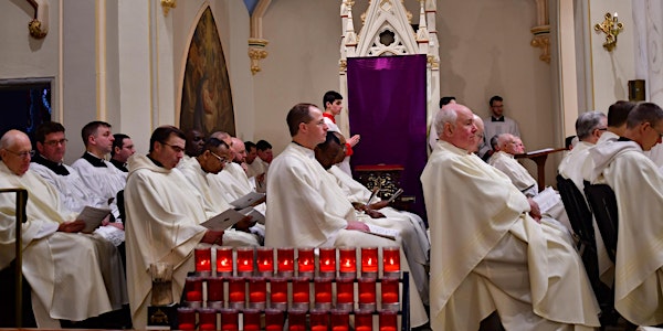 Priest Registration for Chrism Mass, Dinner, Vespers