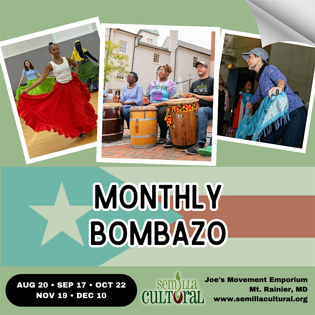 Community Bombazo: Puerto Rican Bomba for All!