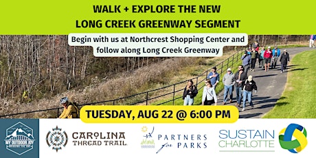 Imagem principal de Group Walk on Long Creek Greenway