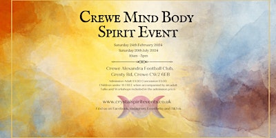 Imagem principal do evento Crewe Mind Body Spirit Event