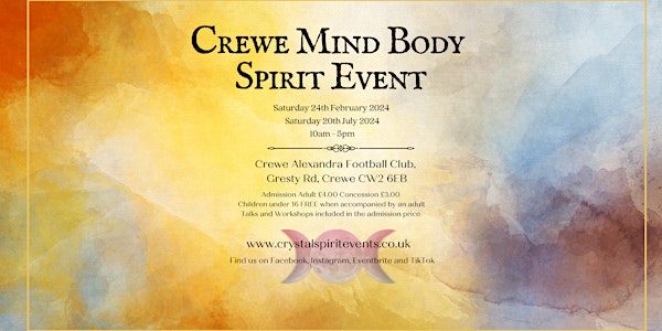 Crewe Mind Body Spirit Event