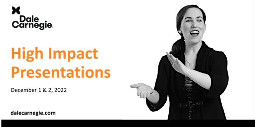 Hauptbild für Dale Carnegie High Impact Presentations Course