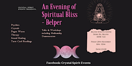 Hauptbild für An Evening of Spiritual Bliss - Belper