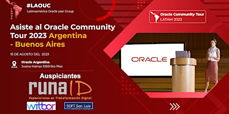 Imagen principal de Oracle Community Tour 2023 - Argentina