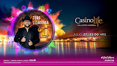 Toño Lizarraga en Casino Life Marina | 10pm primary image