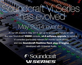 Soundcraft Vi Series Showcase - Adlib, Liverpool primary image