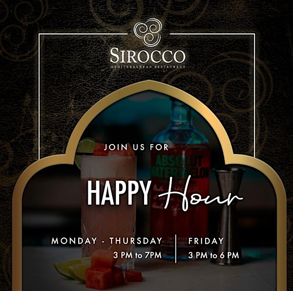Happy Hour at Sirocco