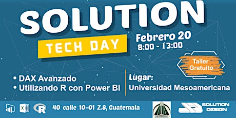 Solution Tech Day: DAX Avanzado y R con Power BI primary image