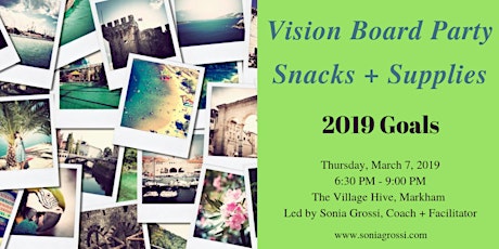 Spring Time Vision Board Party with Supplies + Snacks  primary image