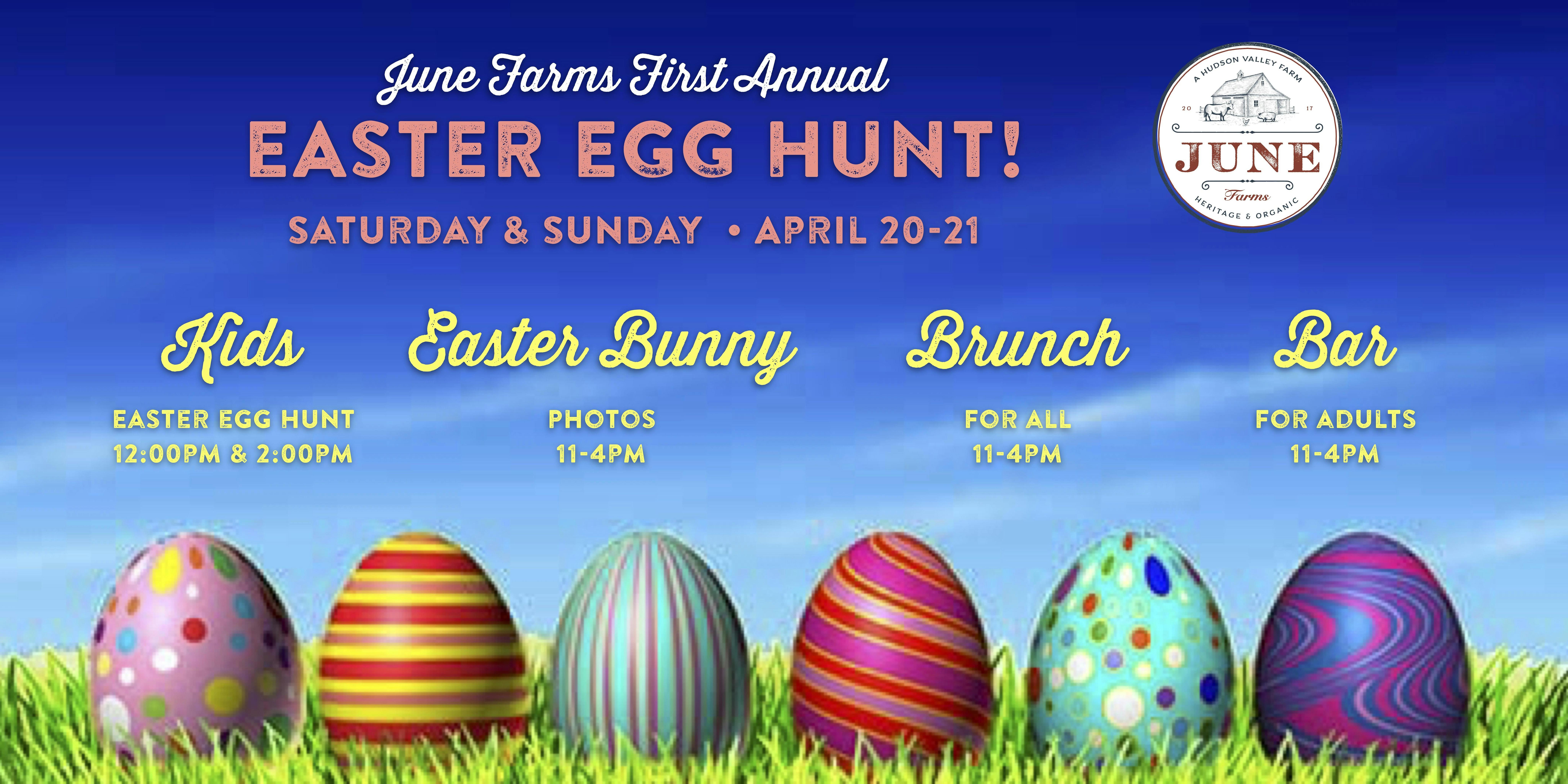 Family Easter Egg Hunt at June Farms!