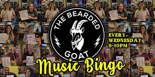 Image principale de Ranked #1 Music Bingo at The Bearded Goat