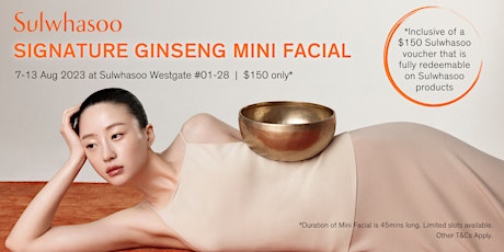 Sulwhasoo Signature Ginseng Mini Facial primary image