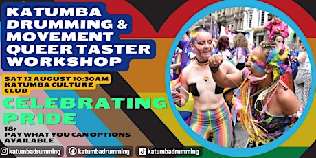 Immagine principale di LGBTQIA+ Drumming & Movement Taster with Katumba! 