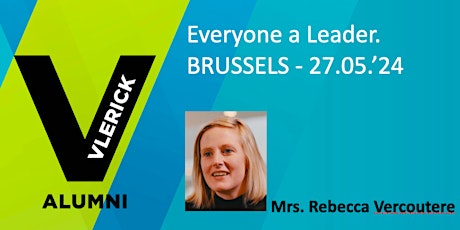 Hauptbild für VLERICK BRUSSELS CAMPUS - PROGRESS CLUB - Everyone a Leader