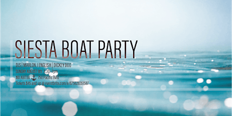 Imagem principal de Siesta Boat Party