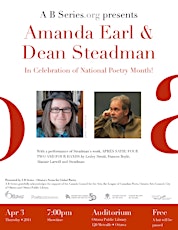 EARL & STEADMAN - A B Series Celebrates National Poetry Month! primary image