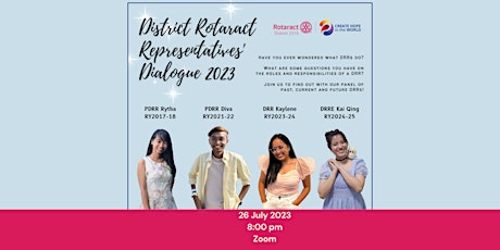 District Rotaract Representative Dialogue primary image
