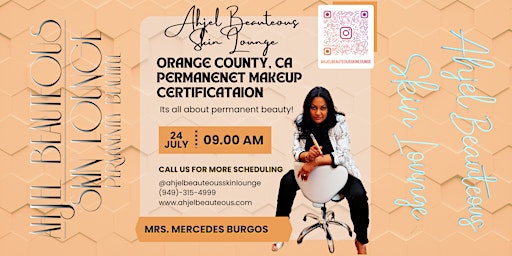Orange County, CA Exclusive Permanent Makeup Certification  primärbild